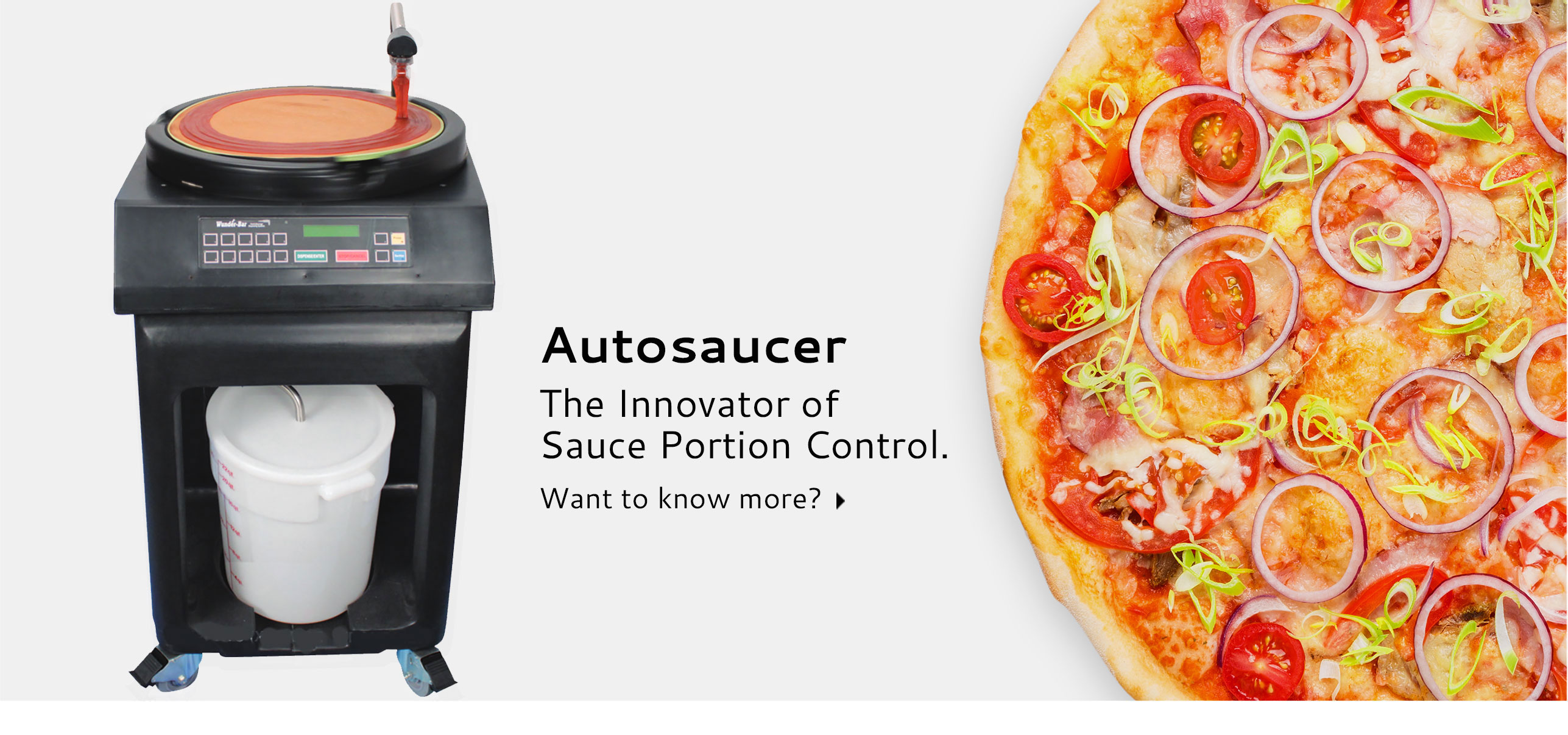 Autosaucer
The Innovator of Sauce Portion Control